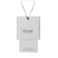 Factory Custom Natural Paper Clothing Hangtags with Swing